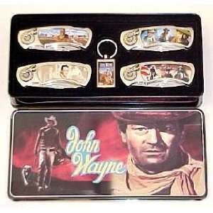    John Wayne 5 Piece Collector Pocket Knife Set: Sports & Outdoors