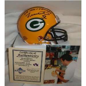 Frank Winters Autographed G B Packers Mini Helmet  Sports 