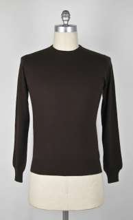 New $800 Cesare Attolini Brown Sweater Small/48  