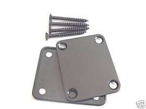 New * Black Neck Plate w/ Screw for Strat Tele  