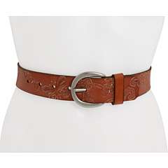 Fossil Studded Butterfly Belt LARGE 1.5 L Brown STUD  