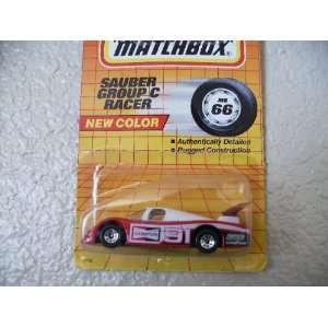  Matchbox Sauber Group C Racer 1993 #66 Toys & Games