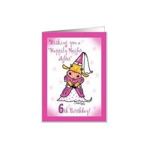  Happily Heifer After 6th Birthday Card Toys & Games