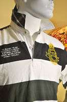 TOMMY HILFIGER MENS CRESTED RUGBY SHIRT LS Sz S NWT  