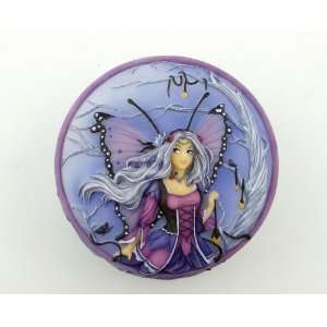   Fairy Lights Jewelry Box Hand Painted Cold Cast Resin: Home & Kitchen