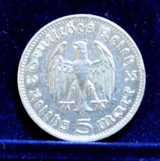 Reichsmark Paul von Hindenburg 1935 F Deutsches Reich 1Qu4808 