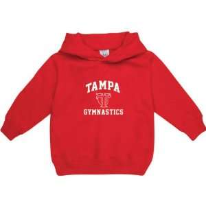 Tampa Spartans Red Toddler/Kids Gymnastics Arch Hooded Sweatshirt 