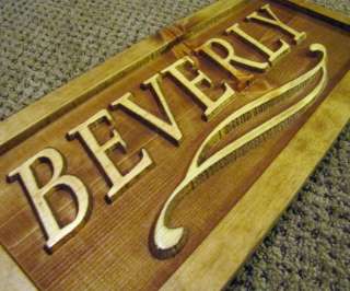 Personalized Horse Pet Name Custom Carved Stall Sign  