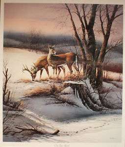 On The Alert Terry Redlin Print, Signed, Number 774/960  