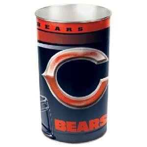   Chicago Bears NFL Tapered Wastebasket (15 Height) Sports & Outdoors