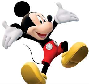 Disney MICKY MAUS Mickey Mouse HANDSCHUHE FINGERHANDSCHUHE Blau 