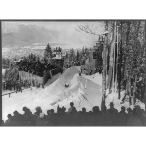  Winter Olympic games,bobsled run,Garmisch,Germany,1936 