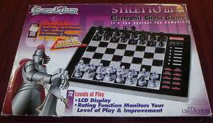 Stiletto III Chess Computer Electronic Game Excalibur 100% Complete 