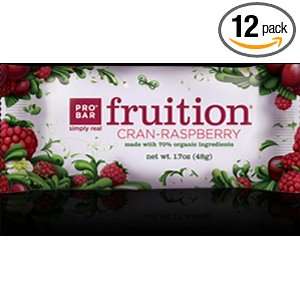  Fruition Bar Cran Raspberry (12 Bars) 1.70 Ounces Health 