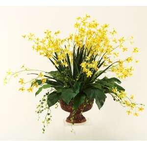 Yellow Orchids in Bowl
