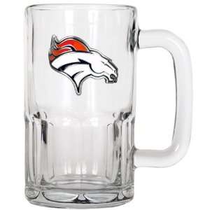  Denver Broncos Large Glass Beer Mug