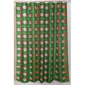   Fabric Shower Curtain   Holiday Theme Shower Curtain: Home & Kitchen