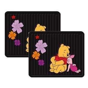  2 Utility Rubber Floor Mats   Winnie the Pooh and P P 