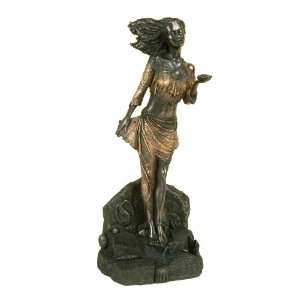  Spirit of Water Goddess Bronze Sculpture