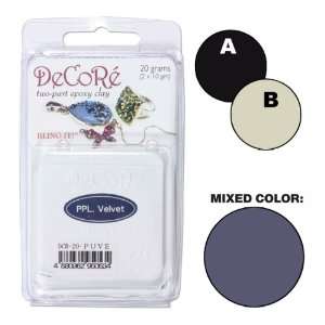  DeCoRe 2 Part Epoxy Clay Kit   Purple Velvet   (20 Grams 