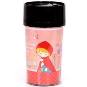   pink coffee tumbler with Little Red Riding Hood & wolf Toys & Games