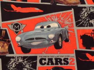 New Disney Cars 2 Mater Finn McMissile Airplane Racing Cartoon Race 
