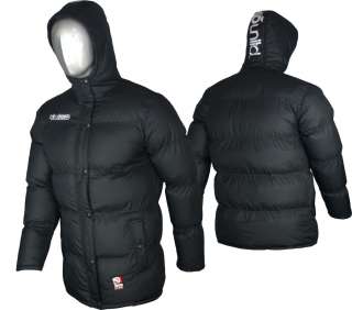 Brand New Mens Ecko Unltd Lewis Full Zip Padded Black Hood Jacket Size 