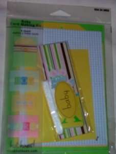 Baby Shower/Announcement Card Making Kits (16 cards)  