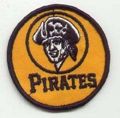 1960s PITTSBURGH PIRATES OLD LOGO STITCHED PATCH Unused  