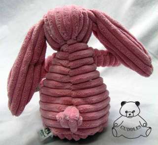   Pink Rabbit Jellycat Plush Toy Stuffed Animal Corduroy BNWT Sm  