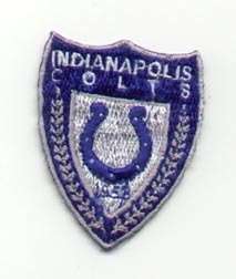 OLD INDIANAPOLIS COLTS SHIELD LOGO PATCH UNUSED Unsold  