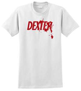 DEXTER T Shirt Showtime S XXL TV Show Murder White  