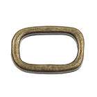 Metal Bead Ring Rectangle 10MM X 16MM   Antique Brass   5 Beads