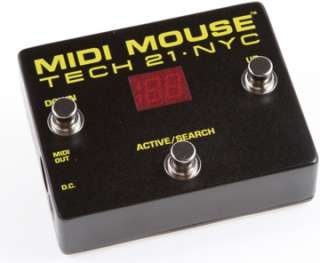 Tech 21 MIDI Mouse (3 Button MIDI Foot Controller)  