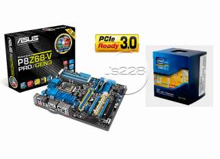 Intel Core i7 2600K CPU + Asus P8Z68 V PRO/GEN3 LGA1155/ Intel Z68 