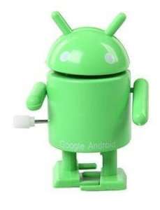 Collectors Mini Walking Google Android Clockwork Robot  