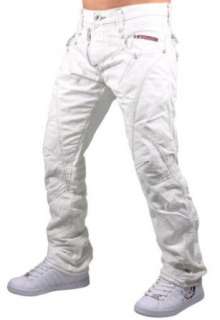 Cipo & Baxx Jeans Hose C 832 weiß  Bekleidung