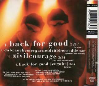 Back for Good   Badesalz Maxi CD 3 Track  