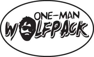 One man wolfpack hangover movie funny sticker vinyl decal 5 x 3 