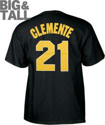 Roberto Clemente Big & Tall Pittsburgh Pirates #21 Cooperstown Name 