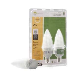EcoSmart 5 Watt (25W) Cold Cathode Household CFL Light Bulbs (2 Pack 