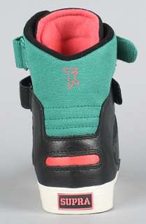 SUPRA The Society Sneaker in Black Pink and Teal  Karmaloop 