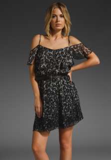 JOIE Lolly Printed Ruffle Dress in Caviar at Revolve Clothing   Free 