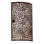    Almera 1 Light Antique Brown Wall Sconce  