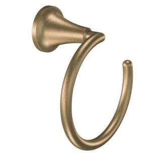 MOEN Icon Towel Ring in Brushed Bronze YB5886BB at The Home Depot