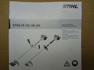 Stihl FS 120, 200, 250 Instruction Manual  