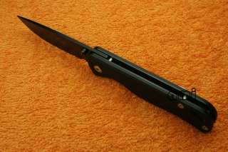 New Enlan G10 Handel Black Blade Folding Knife M021BG  