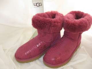 UGG Boots SHORT Classic POMEGRANATE Kimono 38 / US 7  