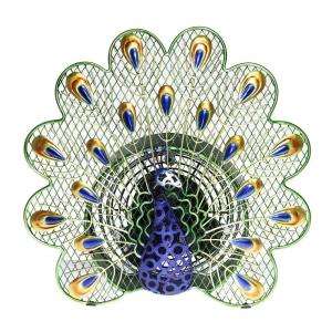 Deco Breeze 7 in. Figurine Fan  Peacock DBF0268 at The Home Depot