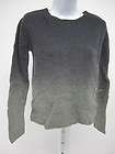 DKNY PURE Gray Wool Long Sleeve Sweater Top Shirt Sz S